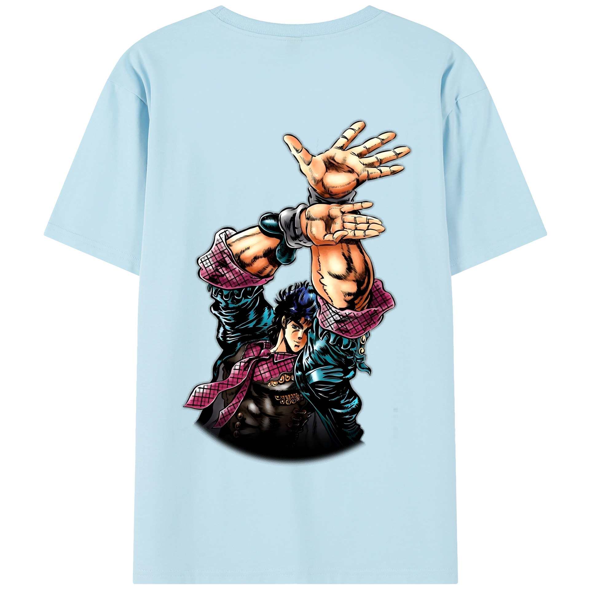 （画像用） ジョジョの奇妙な冒険 /ジョナサン?ジョースター JoJo's Bizarre Adventure Jonathan Joestar 綿100％半袖Tシャツ（背面プリント）
